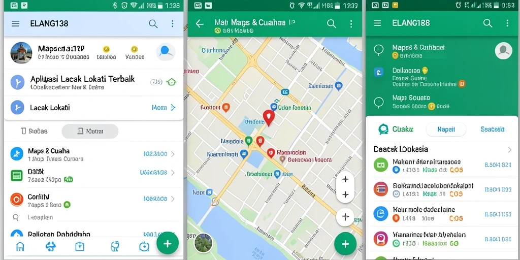Tampilan antarmuka ELANG138 dengan fungsi Lacak Lokasi yang intuitif.