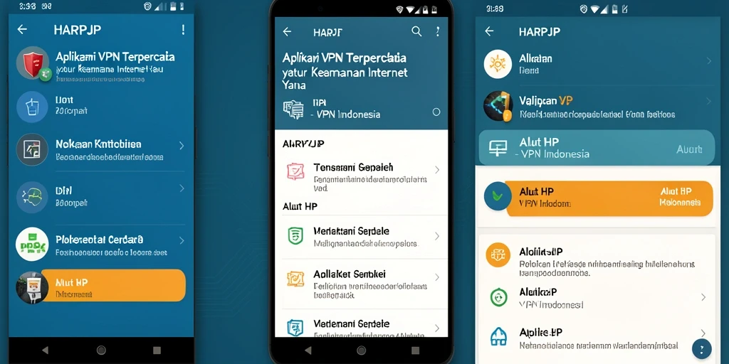 Tampilan antarmuka aplikasi HARAPJP yang sederhana dan fungsional.